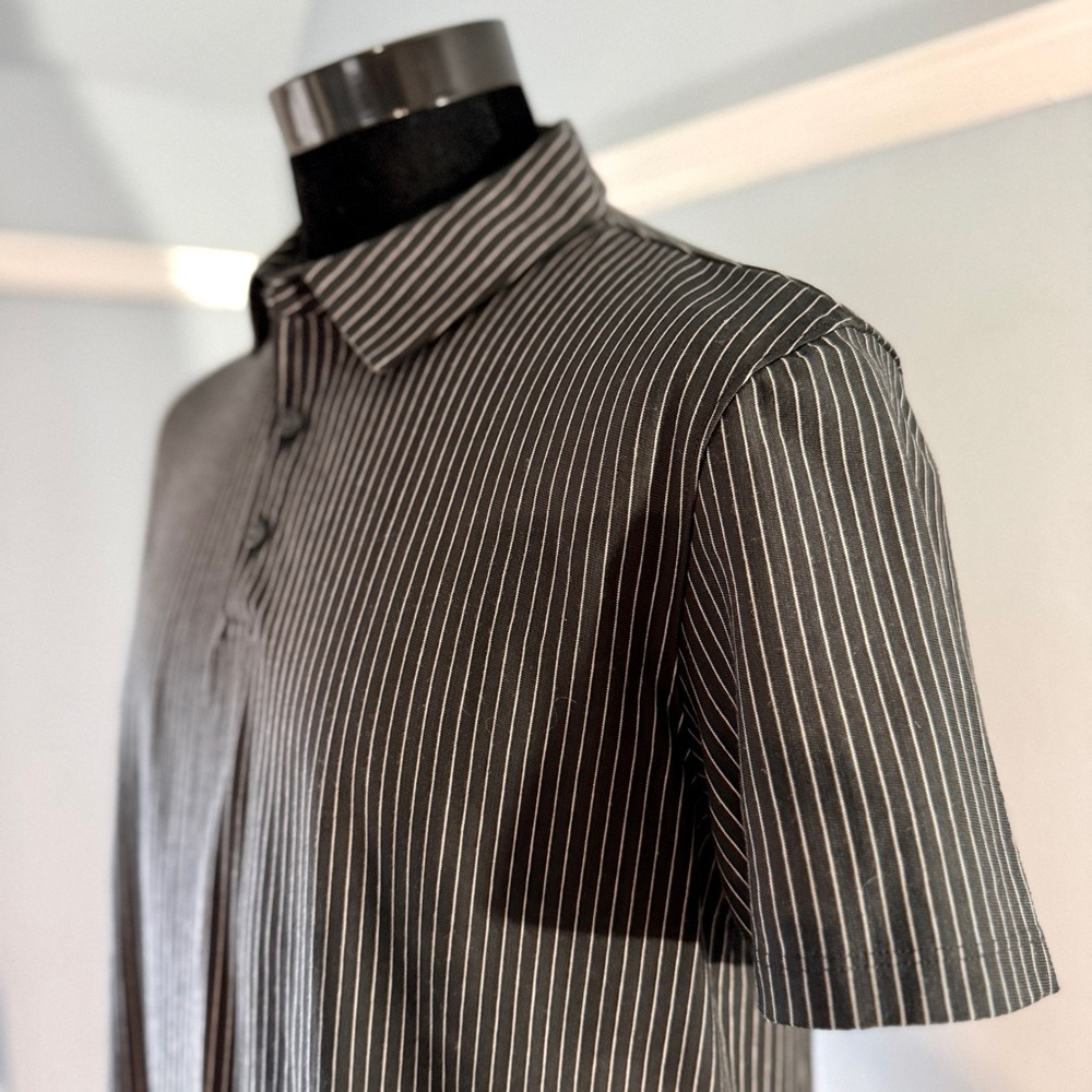 Calvin Klein Black Striped Polo Shirt